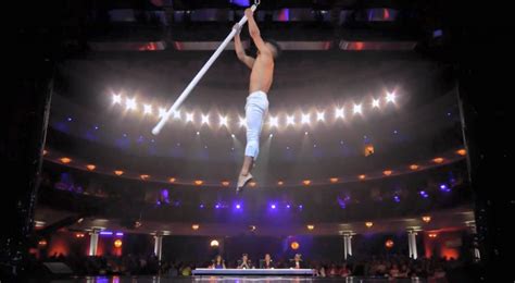 hermes pompa got talent|Un artista circense cubano busca coronarse en el certamen .